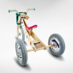 Drveni bicikl za ravnotežu 2u1 Twist