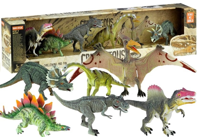 Set dinosaura s pokretnim elementima